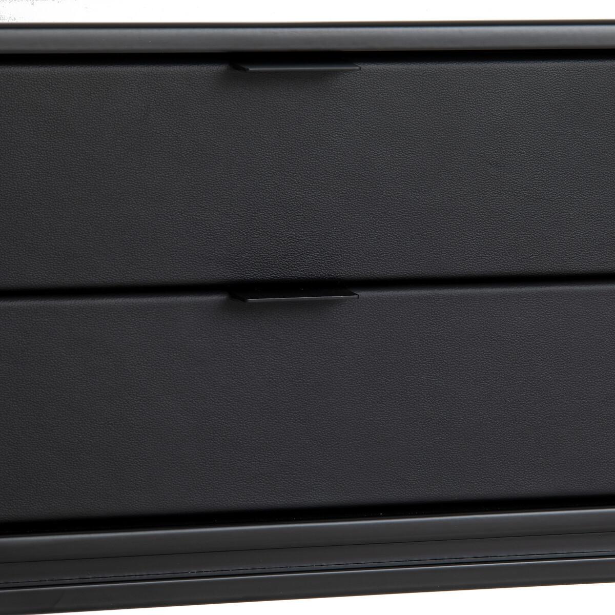 AM.PM Chevet métal acier et cuir  