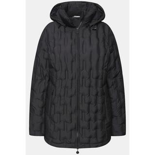 Ulla Popken  Manteau HYPRAR à capuche, matelassé et imperméable. Coupe évasée. 