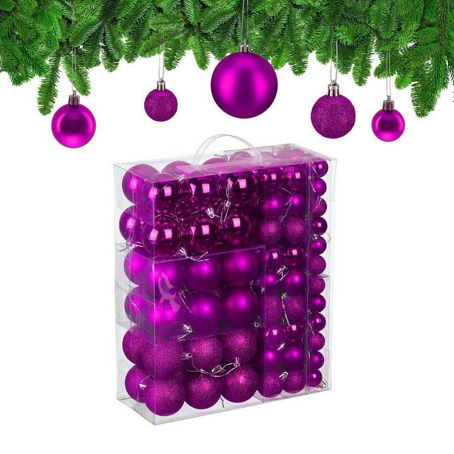 Ensemble de boules de Noël