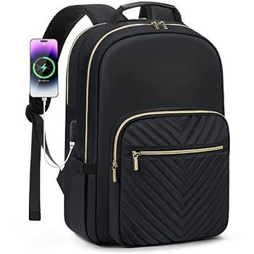Rucksack, Groß 15,6 Zoll Laptoptasche Rucksäcke Wasserdicht Schulrucksack Teenager Daypacks Schwarz