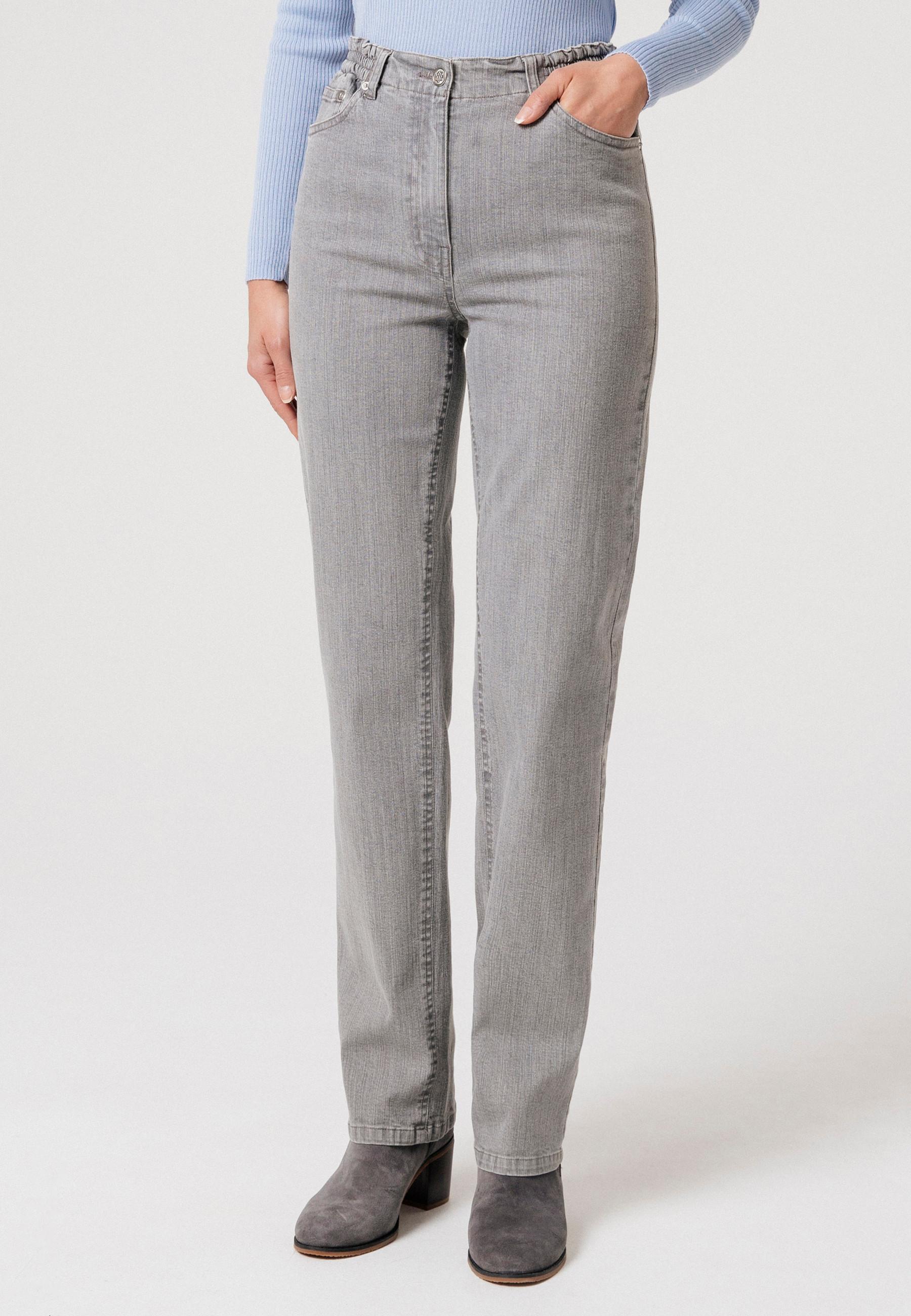 Image of 5-pocket-jeans In 2 Körpergrößen. Damen Grau 42