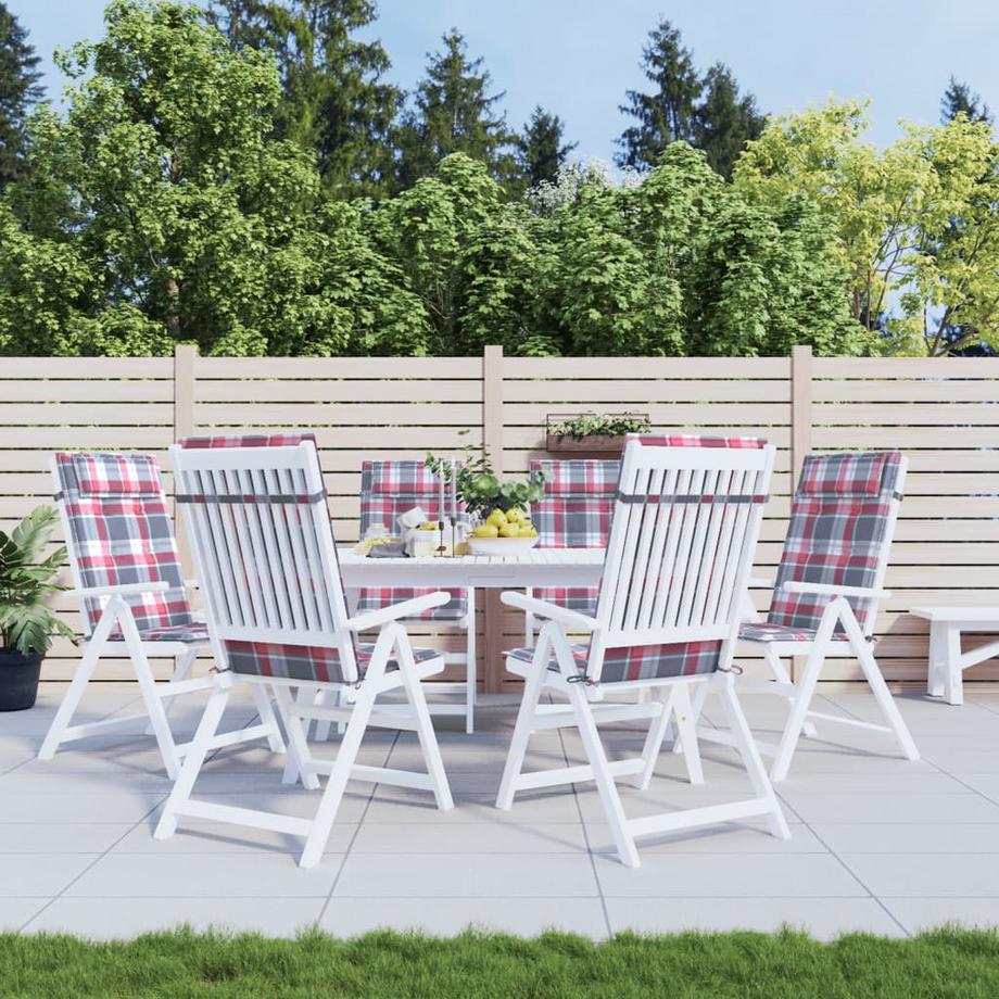 VidaXL Gartenstuhlauflage für hochlehner gewebe  