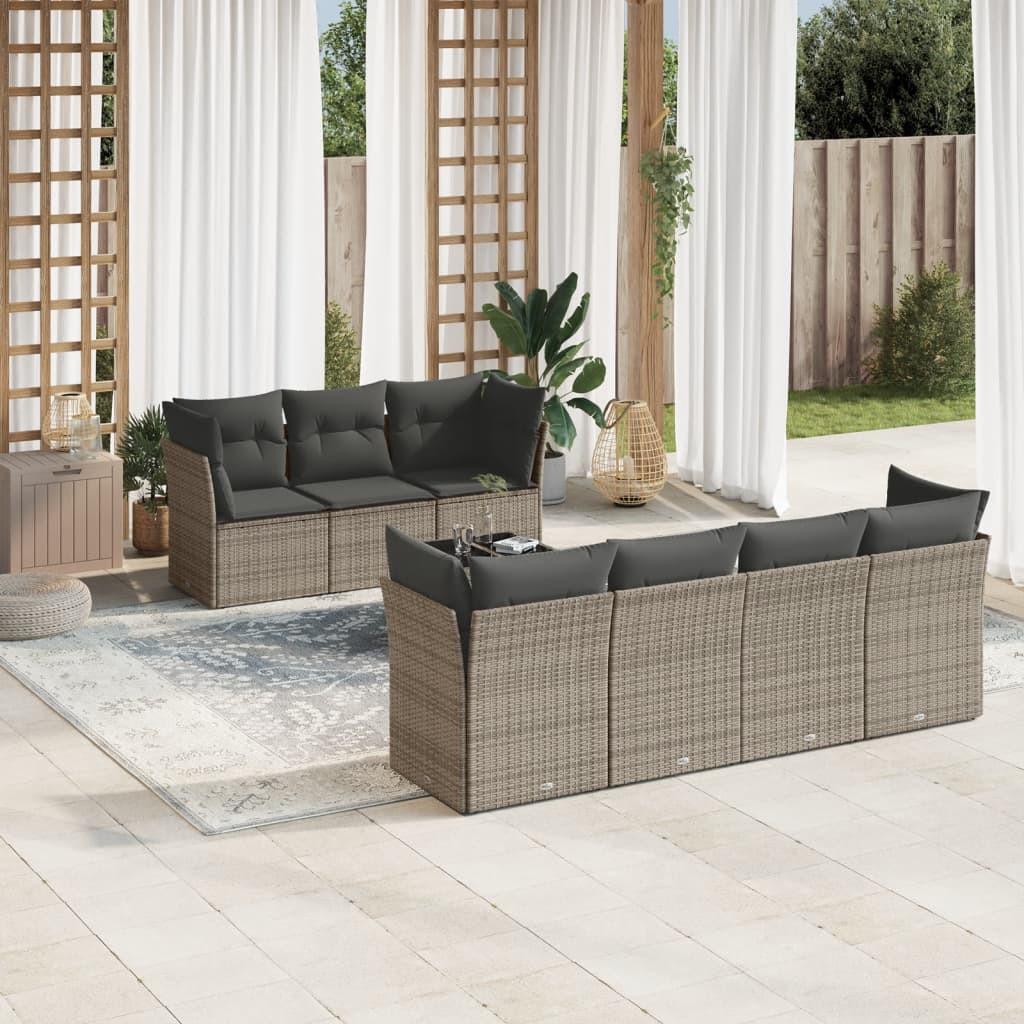 VidaXL Garten sofagarnitur poly-rattan  