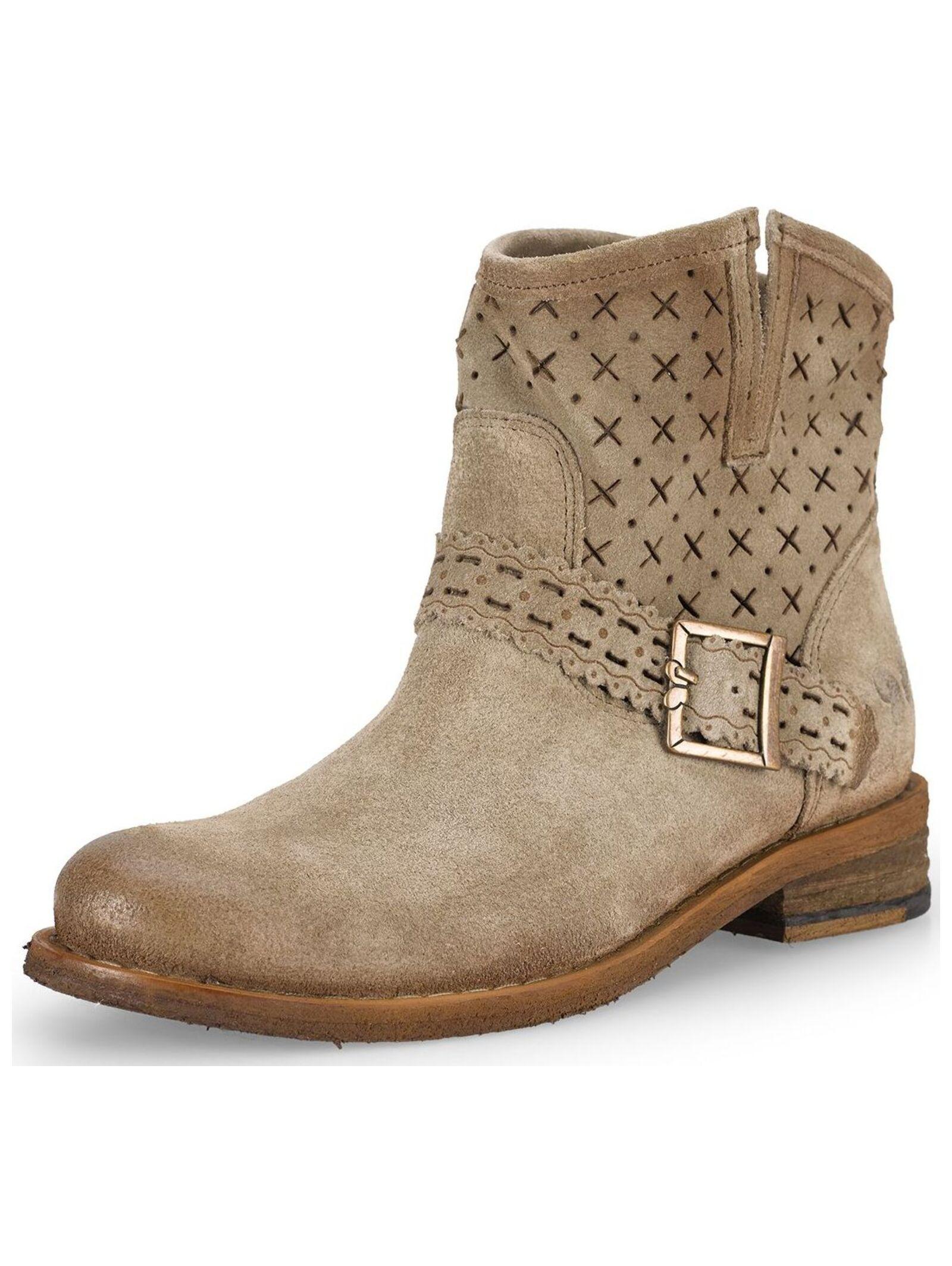 Image of Stiefelette Gredo D748 Damen Braun 37