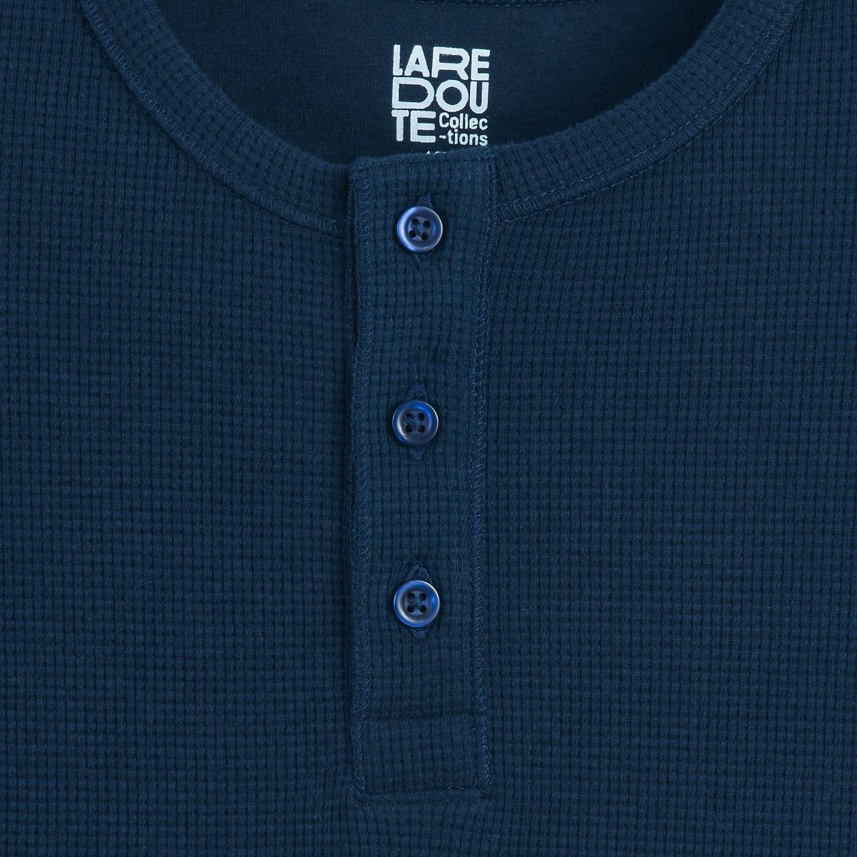 La Redoute Collections  2er-Pack T-Shirts mit Henley-Ausschnitt 