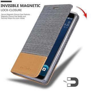 Cadorabo  Housse compatible avec HTC Desire 12 - Coque de protection avec fermeture magnétique, fonction de support et compartiment pour carte 