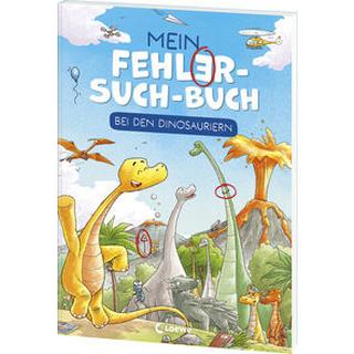 Loewe  Mein Fehler-Such-Buch - Bei den Dinosauriern 