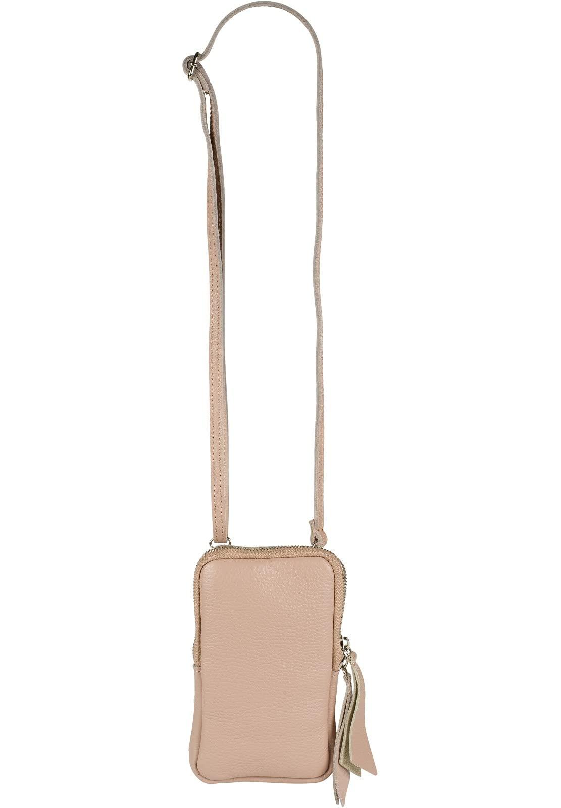Only-bags.store Leder genarbte Oberfläche Reissverschluss Handy Umhängetasche  