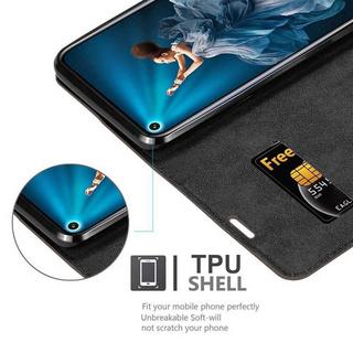 Cadorabo  Housse compatible avec Honor 20 / 20S / Huawei NOVA 5T - Coque de protection avec fermeture magnétique, fonction de support et compartiment pour carte 