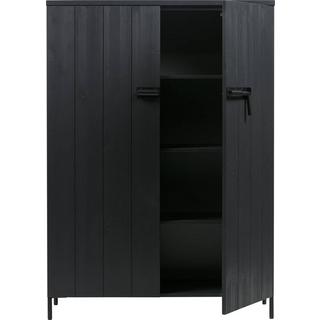 mutoni Armoire Bruut 2 portes pin (FSC) noir  