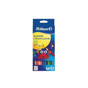 PELIKAN Buntstifte dünn dreikant 700115 12 Farben