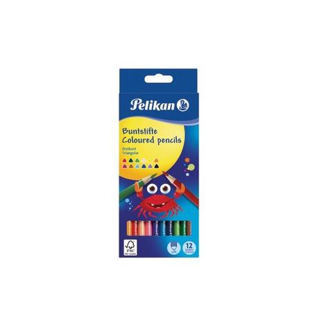 Pelikan PELIKAN Buntstifte dünn dreikant 700115 12 Farben  