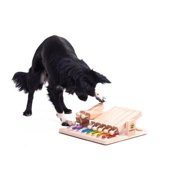 Piano - Jouet interactif en bois pour chien