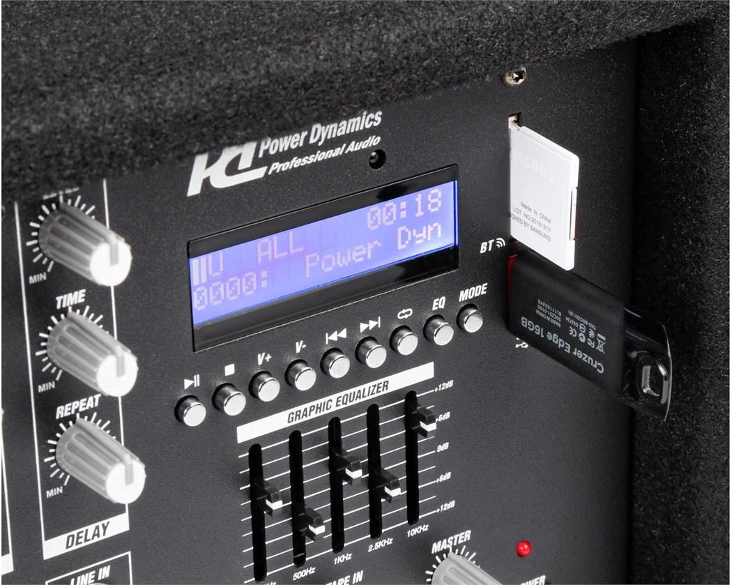 Power Dynamics  PDM-C808A Analoger 8-Kanal Powermischer, 2x 150W 