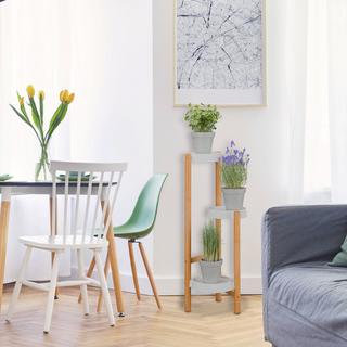 Northix Pflanzenständer mit Regalen  