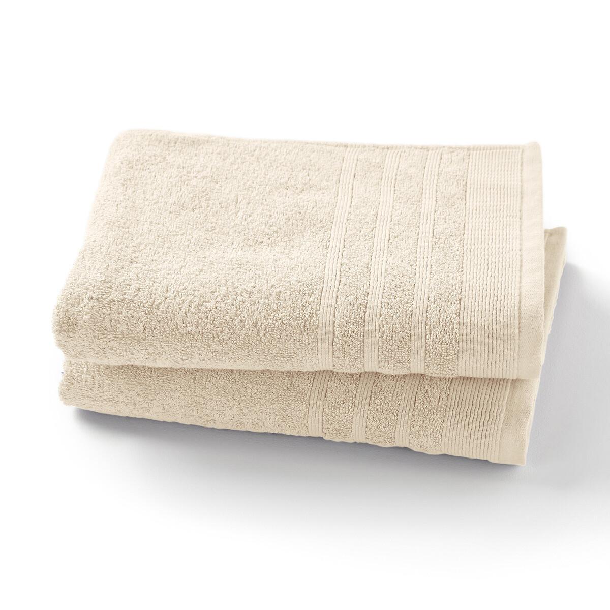 La Redoute Intérieurs Lot de 2 serviettes éponge 600 g/m2  