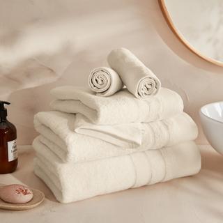 La Redoute Intérieurs Lot de 2 serviettes éponge 600 g/m2  