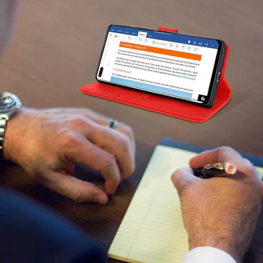 Avizar  Bookcover Realme X50 / X3 Superzoom Rot 