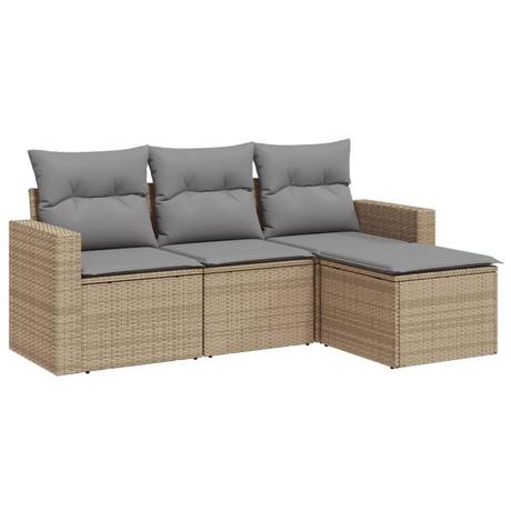 VidaXL Garten sofagarnitur poly-rattan  