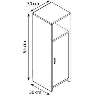 VCM Holz  Badregal  Zalo L  