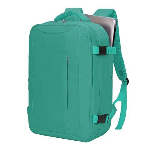 Image of Handgepäckrucksack Für Ryanair Rucksack Wasserdichter Laptop Unisex Rasengrün ONE SIZE