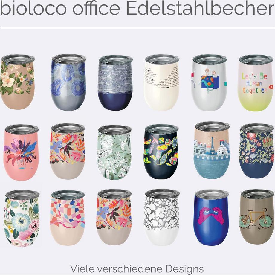 BioLoco Thermobecher Office-Secret garden  