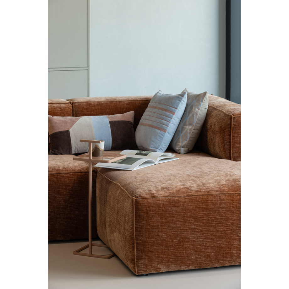 mutoni Tavolino in metallo Toste rosa antico  