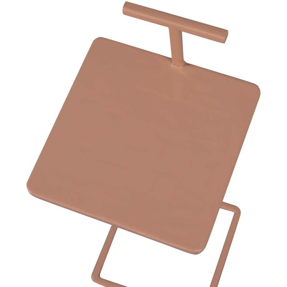 mutoni Tavolino in metallo Toste rosa antico  