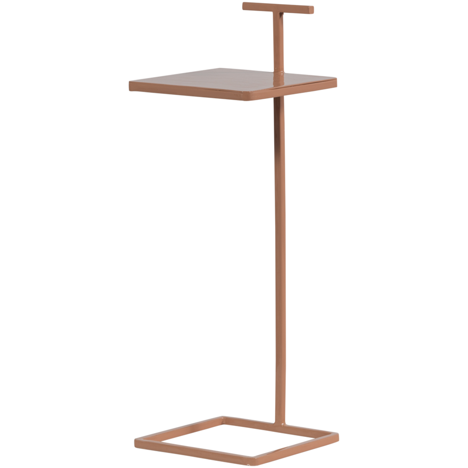 Tavolino in metallo Toste rosa antico