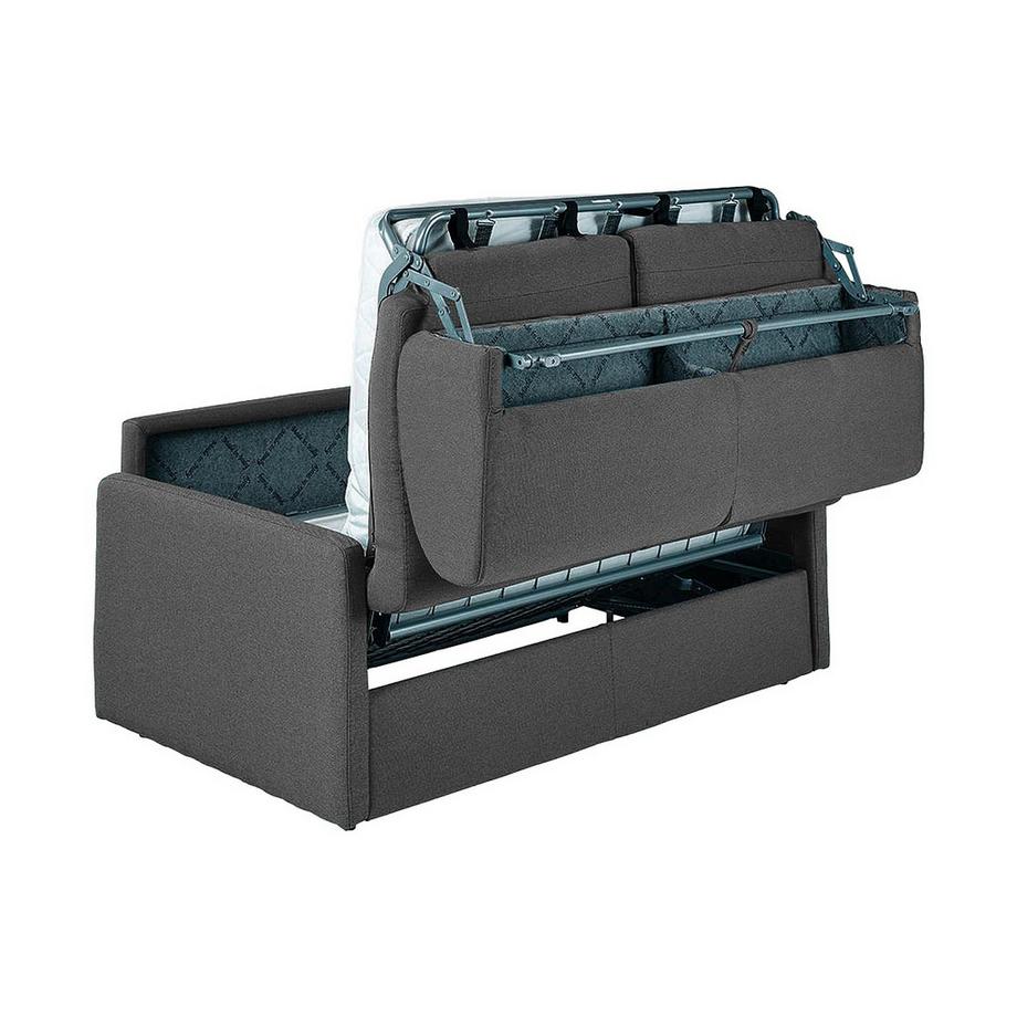 Vente-unique Schlafsofa 2Sitzer Stoff Liegefläche Matratzen CALIFE  