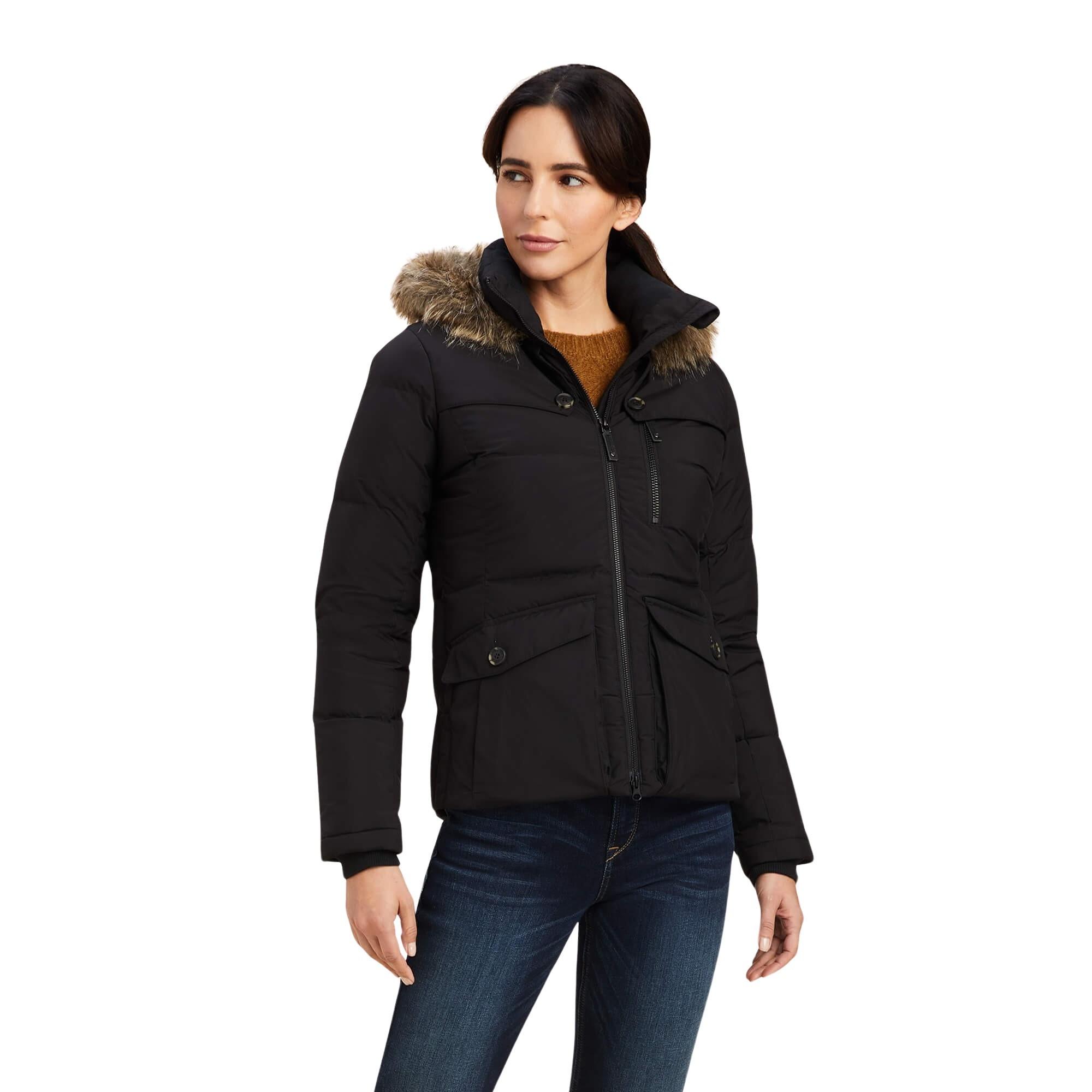 Image of Daunenjacke Mit Kapuze, Frau Clairborne Damen S
