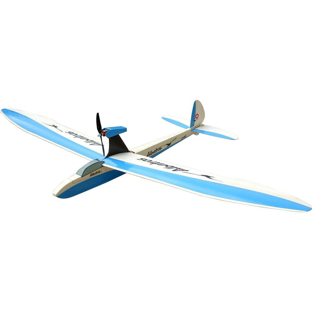 Image of flugzeug albatros 2000 mm bausatz Blau