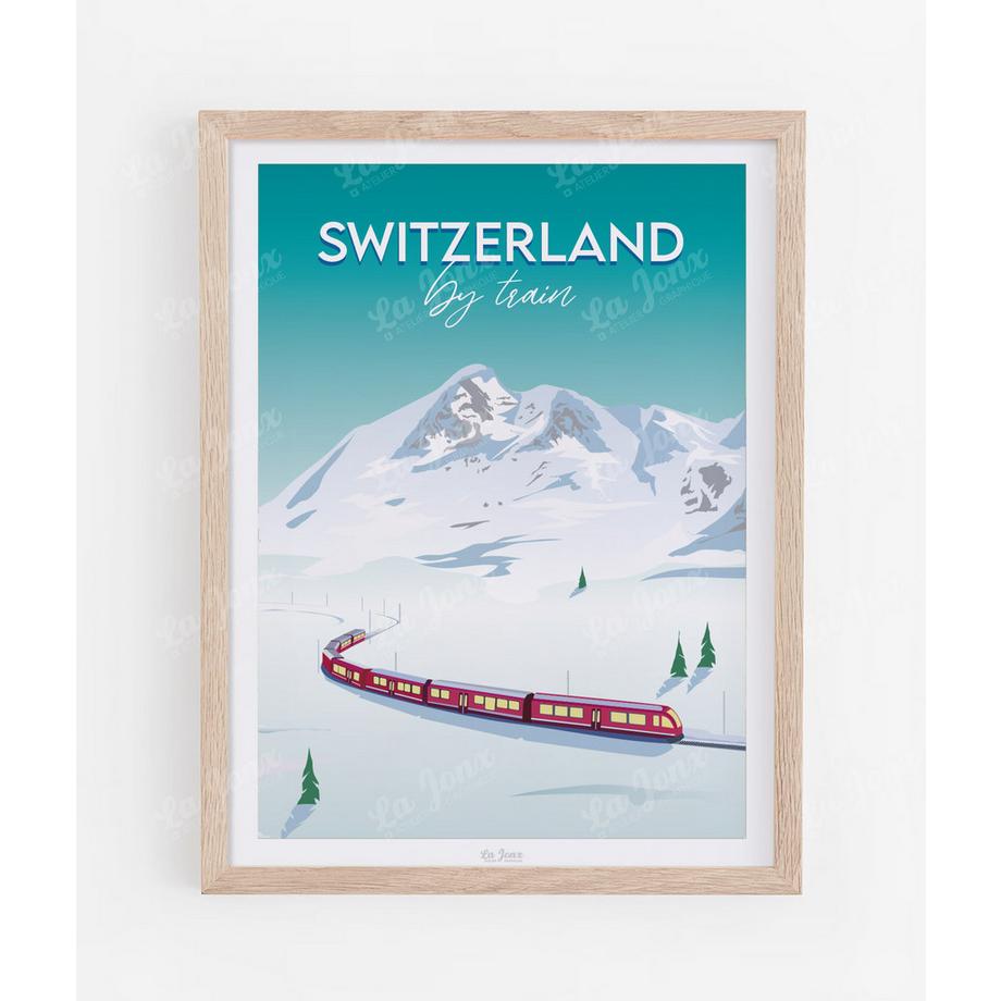 Affiche de Switzerland by train