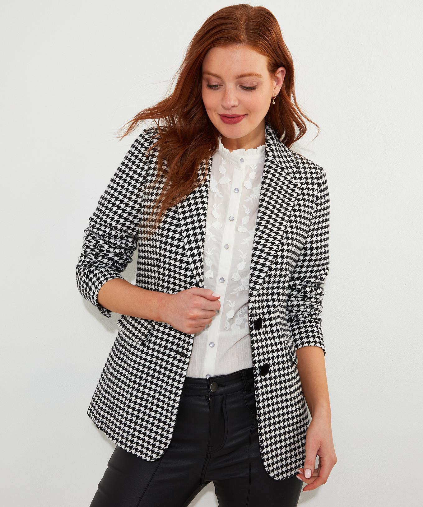 Joe Browns  Veste Coordonnée Pied-de-Poule Monochrome 