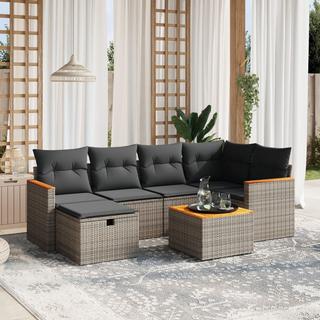 VidaXL Garten sofagarnitur poly-rattan  