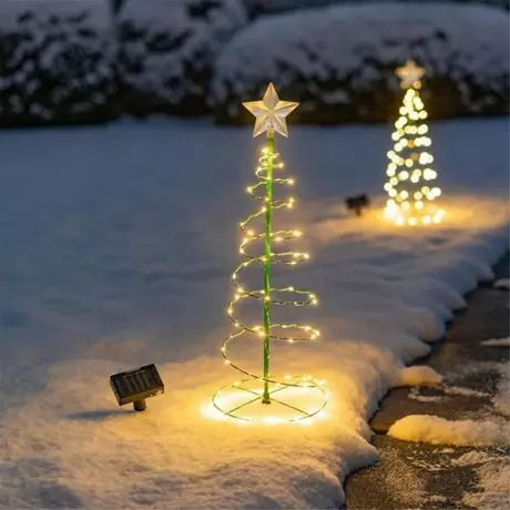 Cover-Discount Solar LED Weihnachtsbaum warm