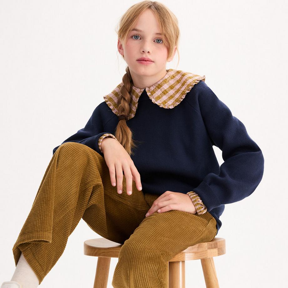 La Redoute Collections  Feinstrickpullunder mit rundem Ausschnitt 