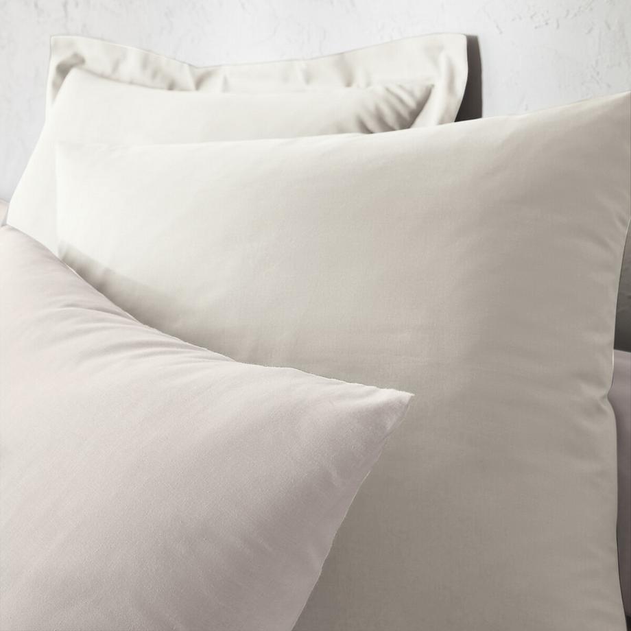 La Redoute Intérieurs Scenario Federa Tinta Unita Cotone Biologico con Bordo  