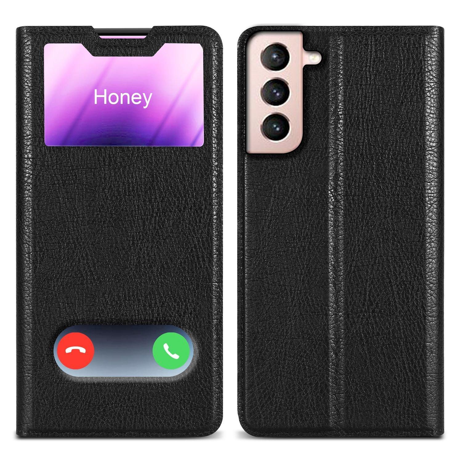 Image of Hülle für Samsung Galaxy S21 5G Magnetverschluss, 2 Sichtfenstern