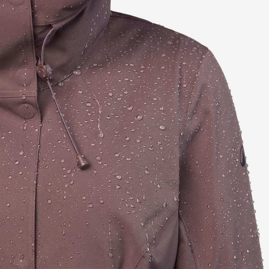 QUECHUA  Parka de randonnée -10°C imperméable femme, NH500 marron 