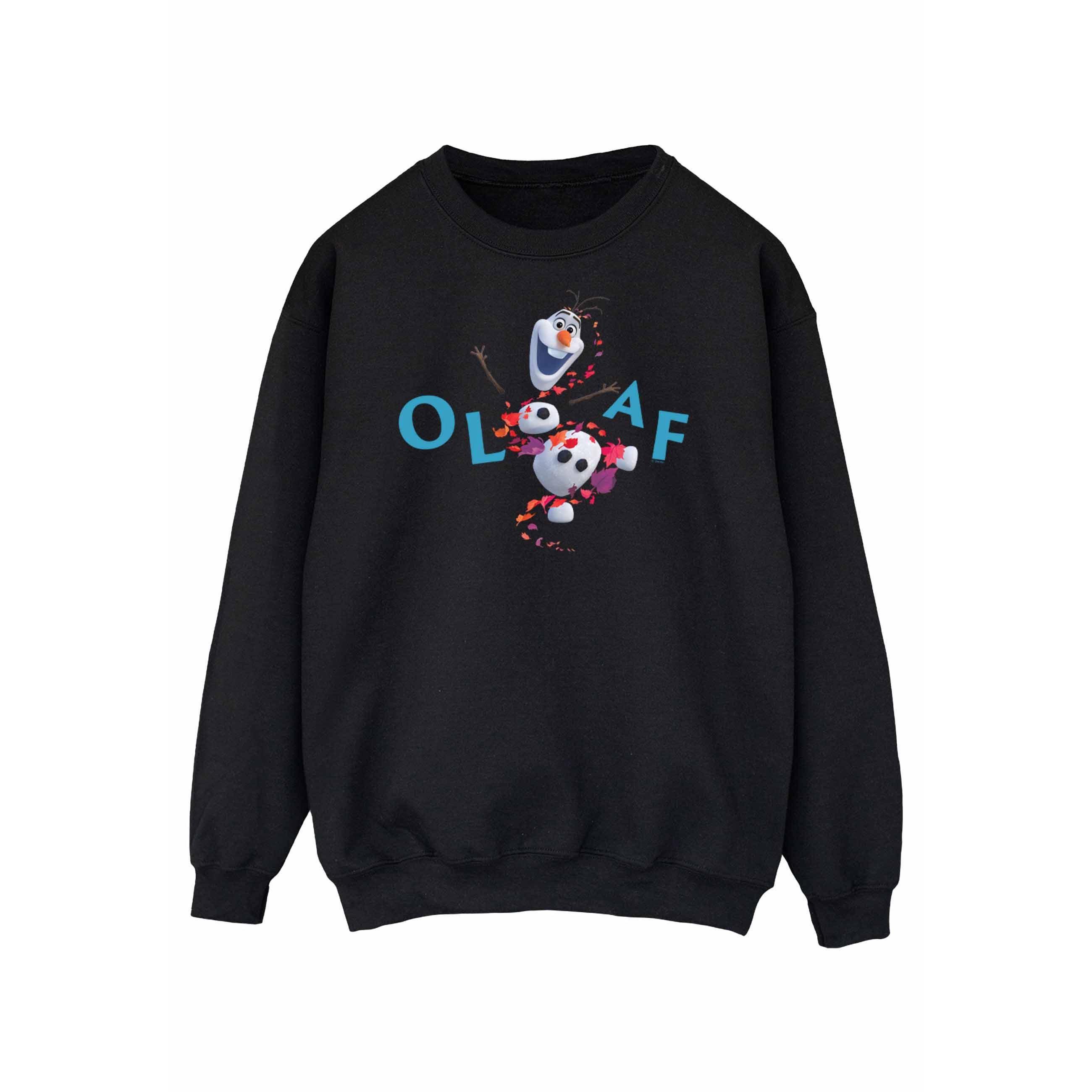 Image of Frozen 2 Olaf Leaf Jump Sweatshirt Damen Schwarz XL