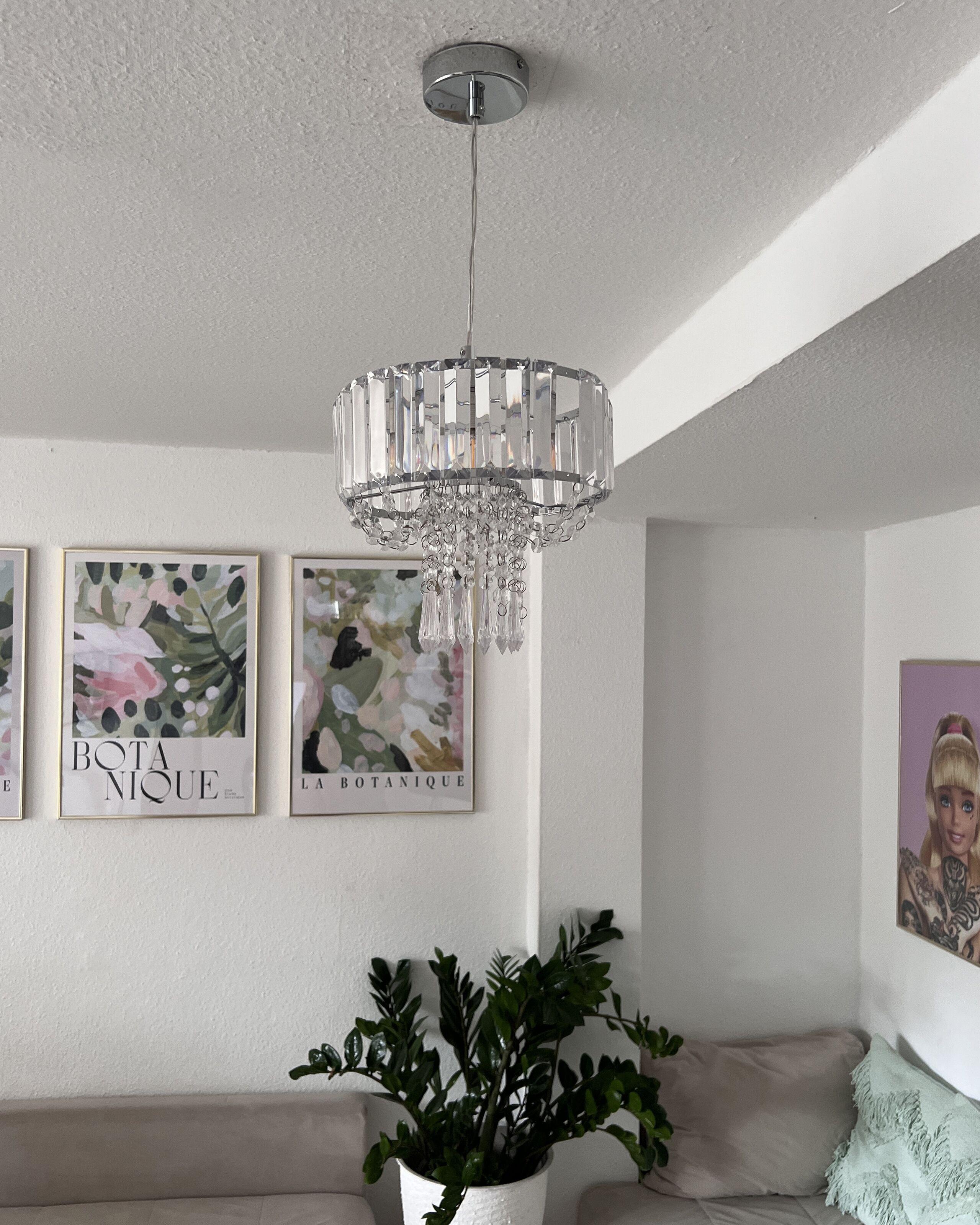 Beliani Lampe suspension en Métal Glamour ADORN  