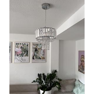 Beliani Lampe suspension en Métal Glamour ADORN  