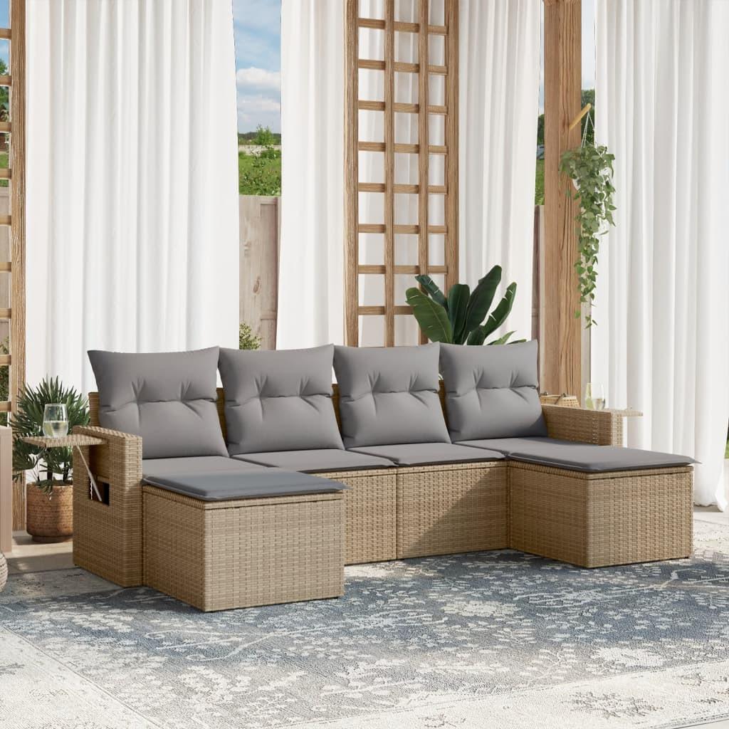 VidaXL Garten sofagarnitur poly-rattan  