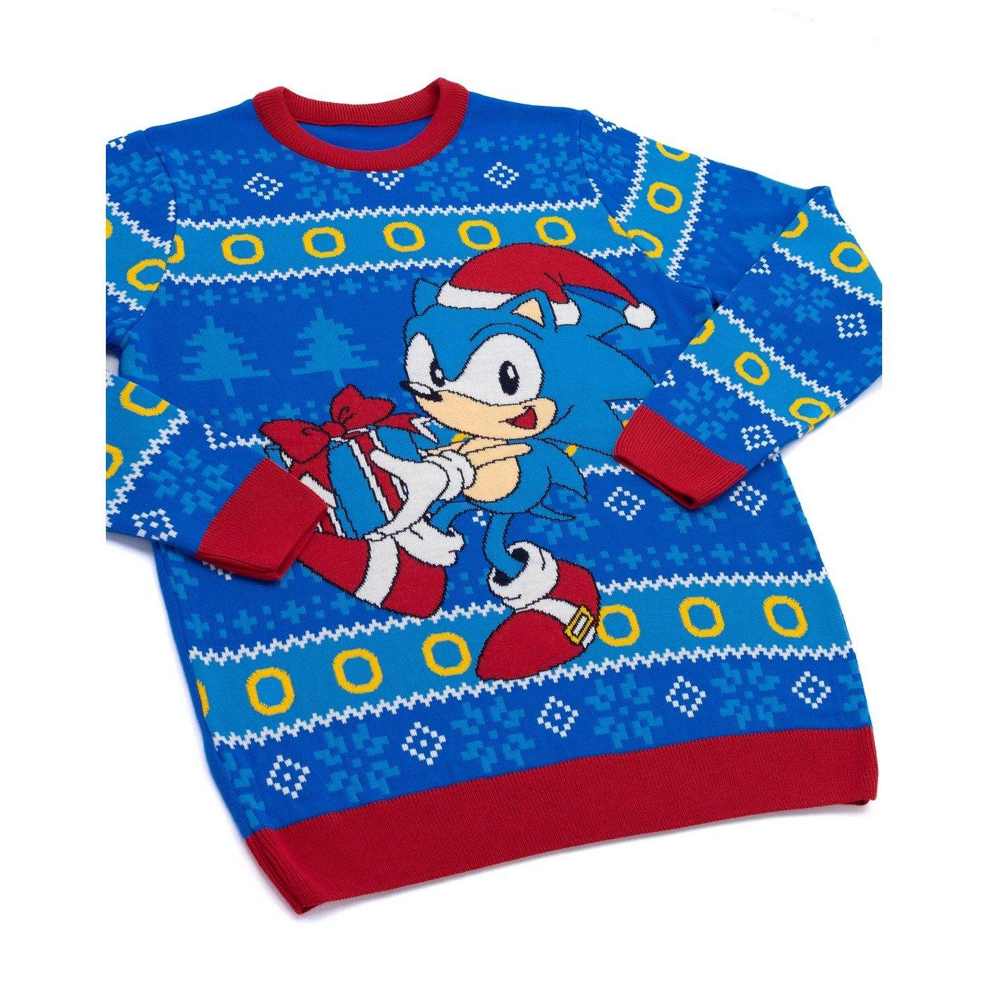 Sonic The Hedgehog  Pullover  weihnachtliches Design 