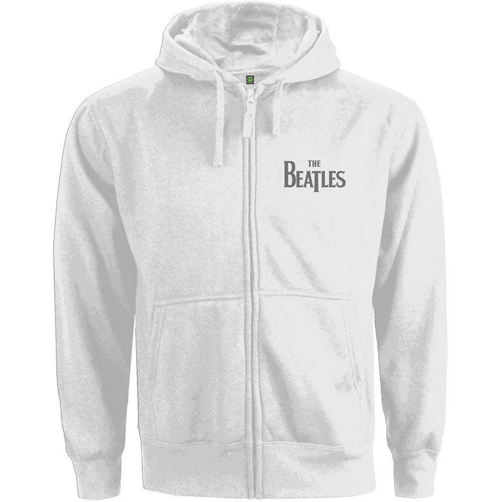 Image of Hoodie Mit Durchgehendem Reißverschluss Unisex Weiss S