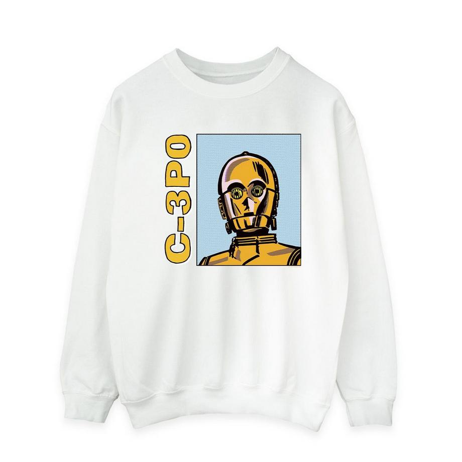 STAR WARS Star Wars C-3PO Grafikdruck Sweatshirt  