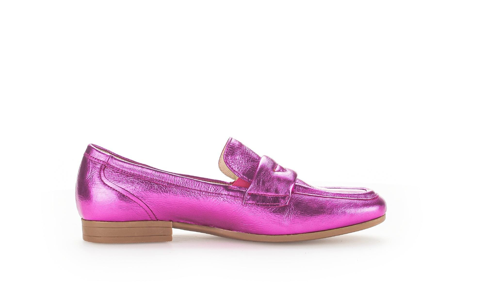 Image of - Leder Loafer Damen Violett 37