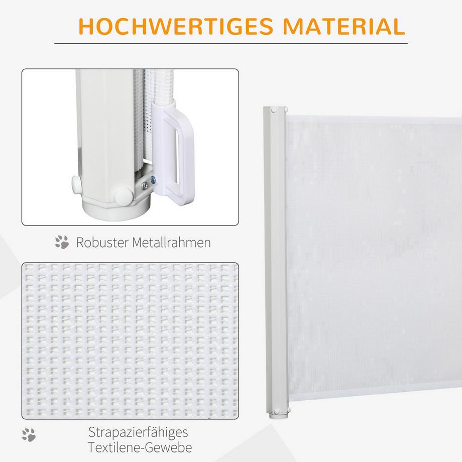 PawHut  Hunde Türschutzgitter 