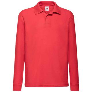 Fruit of the Loom  Langarm Pique Polo Shirt 